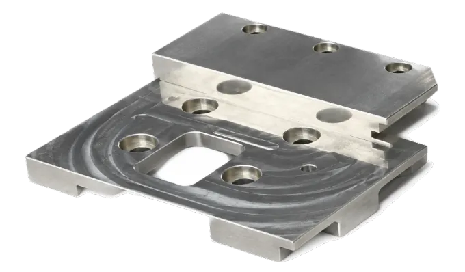 Placa base mecanizada