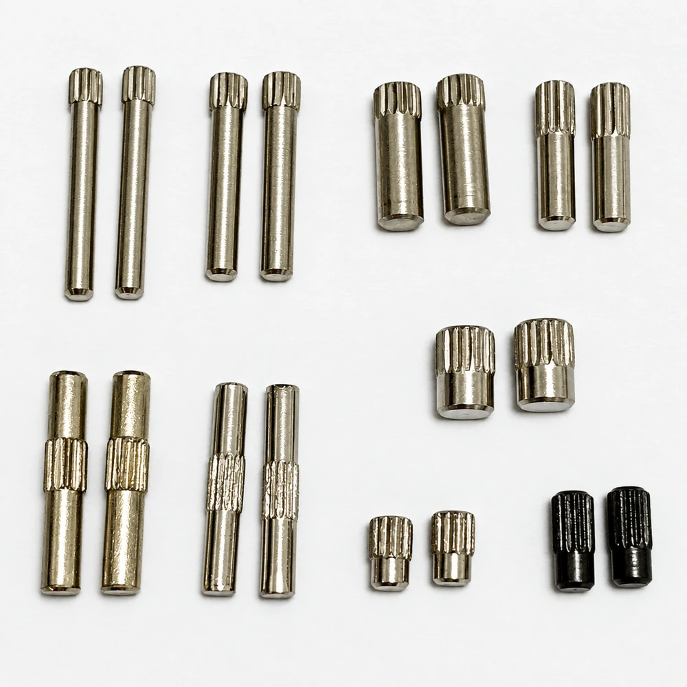 Knurled pin series
