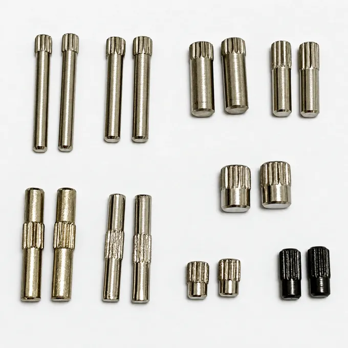 Knurled pin series