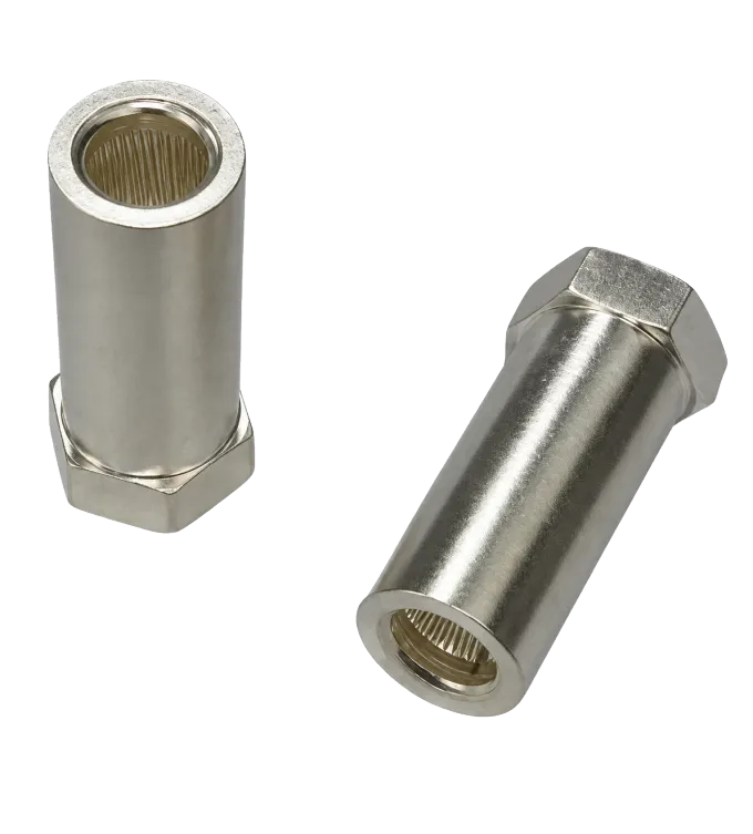 9 mm abgewinkelte Federbuchse